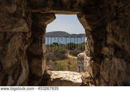View Of Porto Palermo Bay, Himare, Albania.