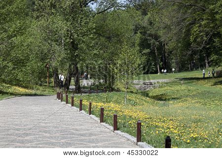 Sofiyivsky Park em Uman, na Ucrânia.