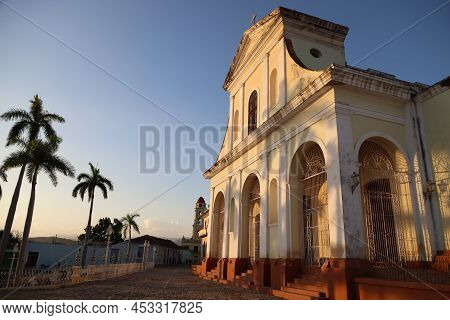 The Iglesia Parroquial De La Santisima Trinidad In Trinidad, Cuba. High Quality Photo