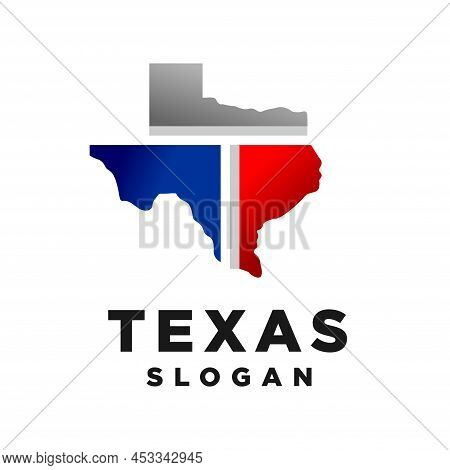 Texas Logo With Letter T Concept, Texas Logo