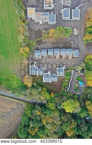 New Housing Development Building Houses For Increased Demand For Buyers