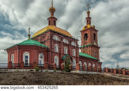 Church Of The Intercession Of The Holy Mother Of God. Photo Taken In Kopeysk, Chelyabinsk Region, Ru