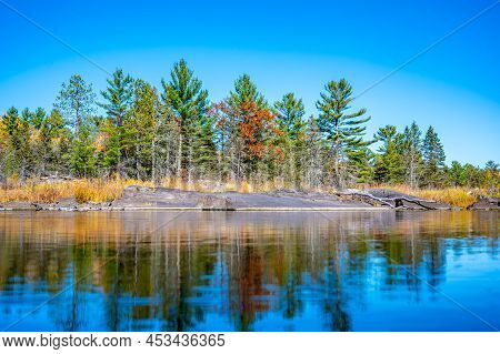 St Louis River At Jay Cooke State Park In Minnesota, Usa