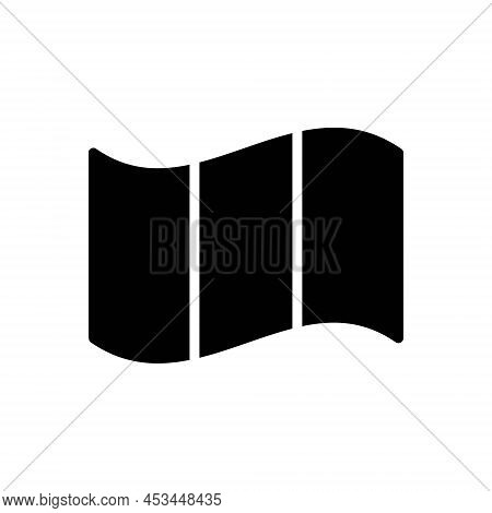 Black Solid Icon For Mali Atlas Flag Freedom Country Bamako National Federal