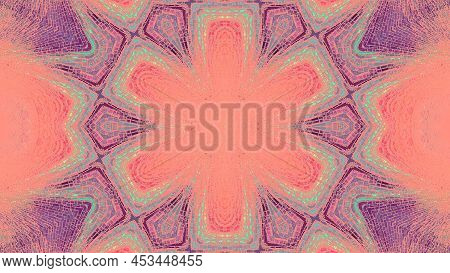 Abstract Textual Multicolored Background Kaleidoscope. Design, Art