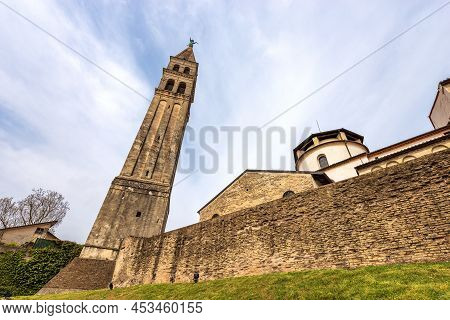 Cathedral Of The Small Town Of Oderzo (duomo Di San Giovanni Battista, Saint John Baptist) With The 