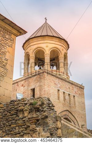 Svetitskhoveli Cathedral Wall And Tower, Town Of Mtskheta, Georgia