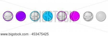 Pinback Badges, Pin Buttons, Circle Tag, Brooch