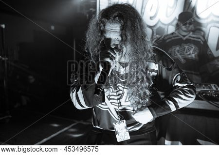 Livonia, Michigan -usa- April 23, 2022: Redd Performing Live At Astronomicon 5