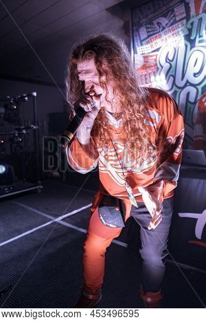Livonia, Michigan -usa- April 23, 2022: Redd Performing Live At Astronomicon 5