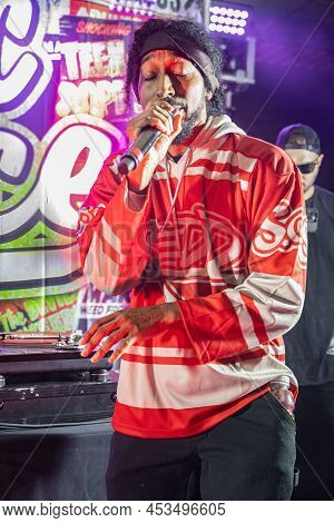 Livonia, Michigan -usa- April 23, 2022: Redd Performing Live At Astronomicon 5
