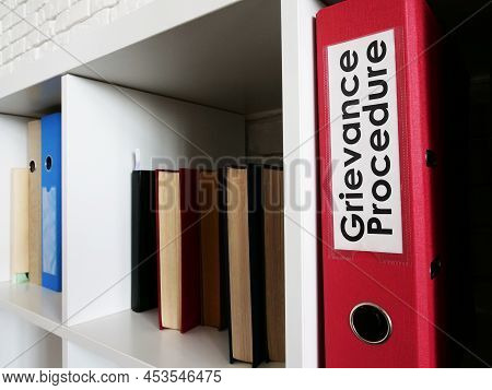 Grievance Procedure Is Shown Sing A Text