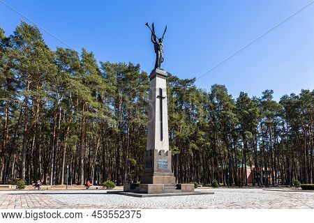 The Angel Of Freedom Monument. Alytus, Lithuania