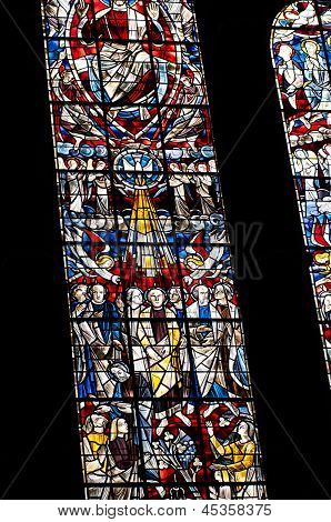Stained Glass In Cathedral