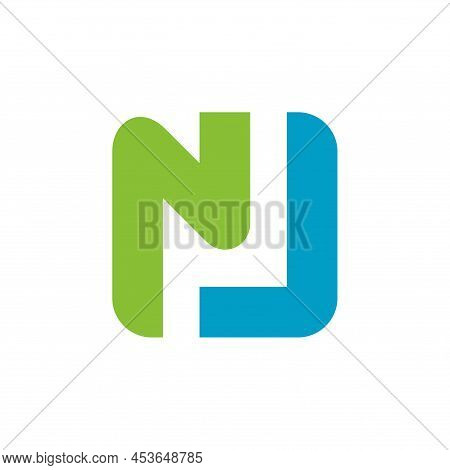 Nj Jn Logo Design, Creative Letters Logo Monogram