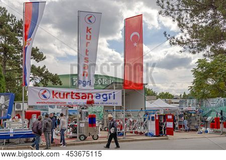 Novi Sad, Serbia - September 21, 2021: Turkish Company Kurtsan Agri At Agriculture Expo Trade Fair.