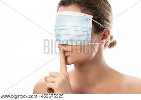 Concepts Of Conspiracy Theory Or Misinformation About Covid-19 Pandemic.