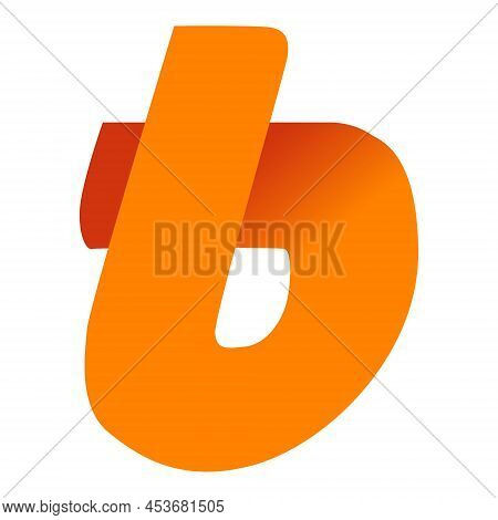 Bithumb Cryptocurrency Stock Market Logo Isolated On White Background. Crypto Stock Exchange Symbol 