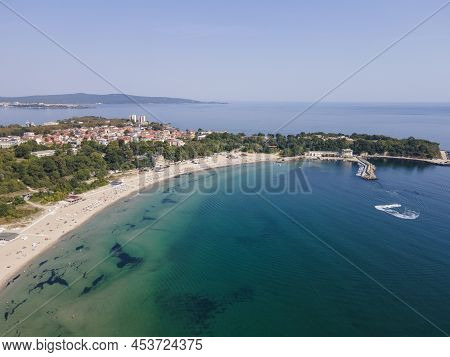 Amazing Aerial View Of South Beach Of Town Of Kiten, Burgas Region, Bulgaria