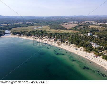 Amazing Aerial View Of South Beach Of Town Of Kiten, Burgas Region, Bulgaria