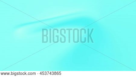 3d Turquoise, Blue, Cyan Abstract Background. Green Lines. Motion Liquid Background, 3d Render, Vj, 