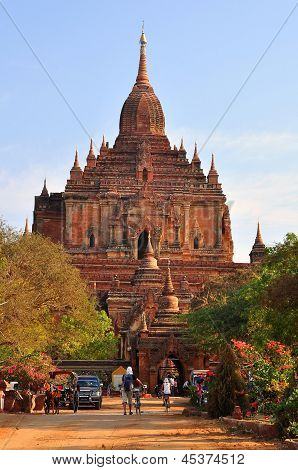 Sulamani chrám v Bagan, Myanmar