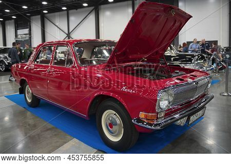 Saint Petersburg, Russia - April 23, 2022: Red 
