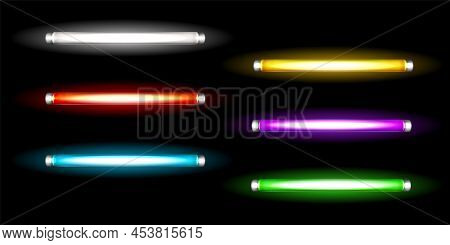Neon Tube Lamps, Long Luminescence Fluorescent Multicolored Bulbs, Light For Night Club, Advertising