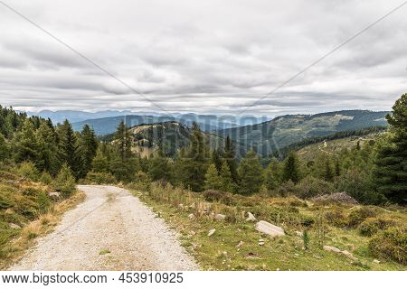On The Trail To Platsch Cabin In Ramingstein, Lungau, Austria