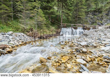 Tweng Waterfall After Mudflow In Lungau, Austria