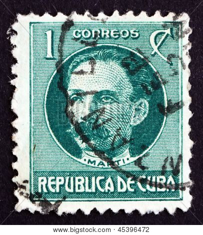 Postage Stamp Cuba 1917 Jose Marti, Revolutionary