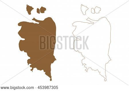Kanmaw Island (republic Of The Union Of Myanmar, Burma, Mergui, Myeik Archipelago, Indian Ocean) Map