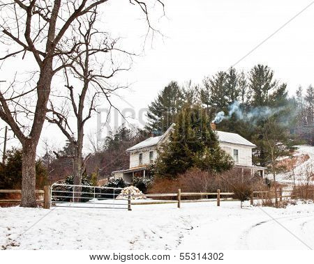 Snowy Winter in the country