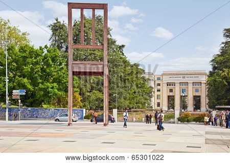 Geneva. Square Of Nations