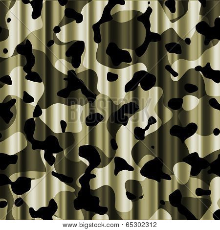 Desert Camouflage Curtain