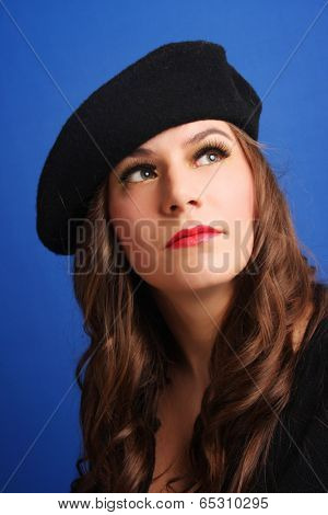 Portrait of an tractive elegant young woman.