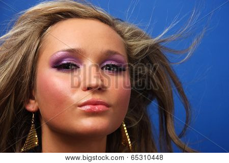Portrait of an tractive elegant young woman.