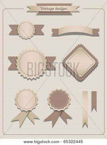 Vintage Badges