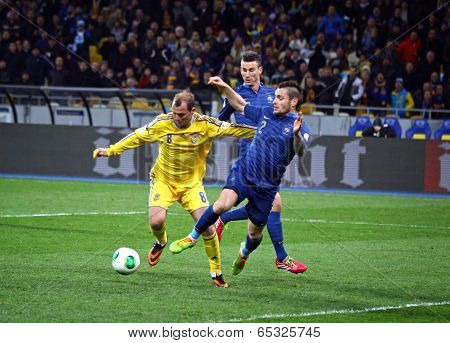 Fifa World Cup 2014 Qualifier Game Ukraine Vs France