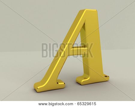 3D alphabet