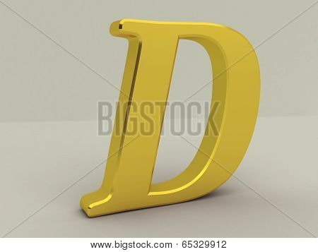 3D alphabet