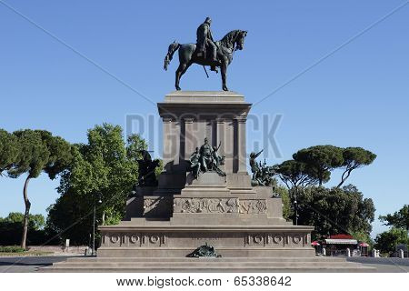 Rome Garibaldi Monument