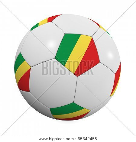 Congolese Soccer Ball - very highly detailed Congolese Soccer ball