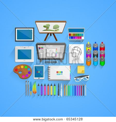 Vector drawing tools style