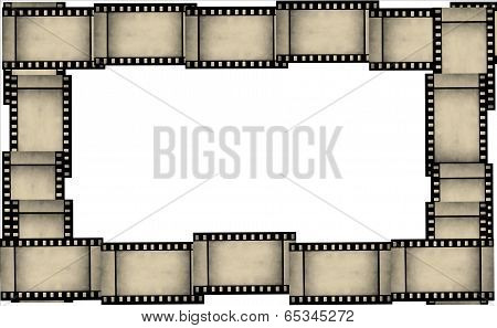 Film Strip Frame Background