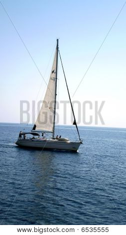 white yacht