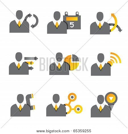business people icons