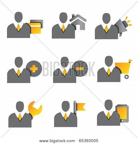 business people icons
