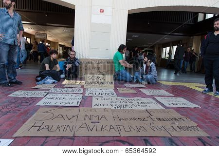 Protests Over Soma Mine Disaster