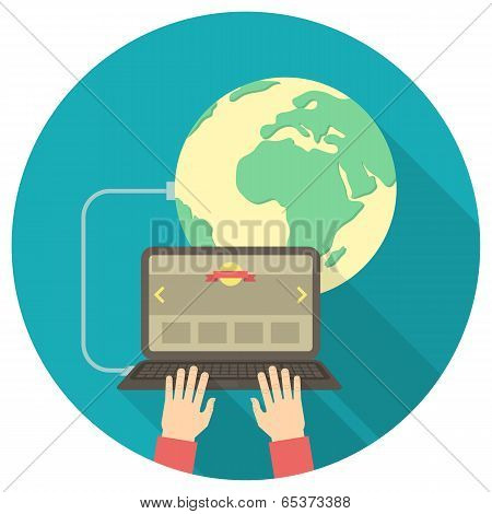 Internet Connection Concept